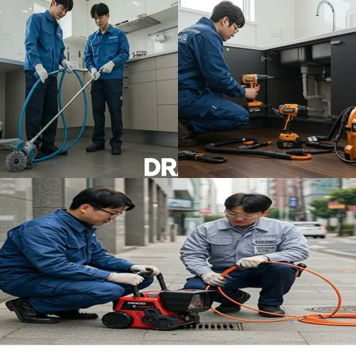 노원구 고압세척 상계동 아파트 횡주관