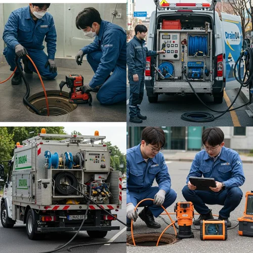 송파구 하수구고압세척 가락시장 하수구 막힘