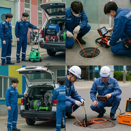 서대문 고압세척 신촌 대학가 하수구