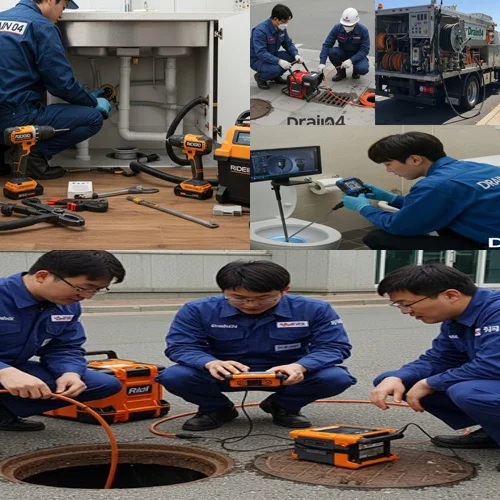 안성 고압세척 안성 공단 배관 청소