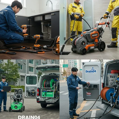 종로 하수구고압세척 광장시장 하수구 막힘