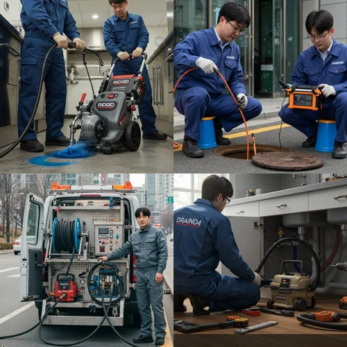 하남 하수구고압세척 덕풍동 시장 하수구