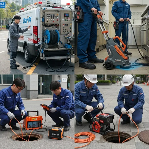 안양시 고압세척 평촌 학원가 상가 배관