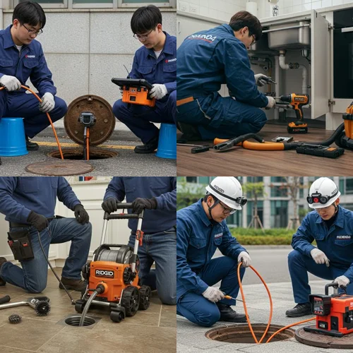 안양시 고압세척 평촌 학원가 상가 배관