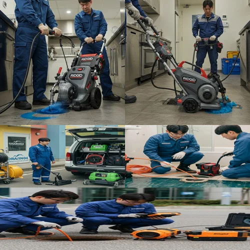 부평 고압세척 부평 지하상가 하수구