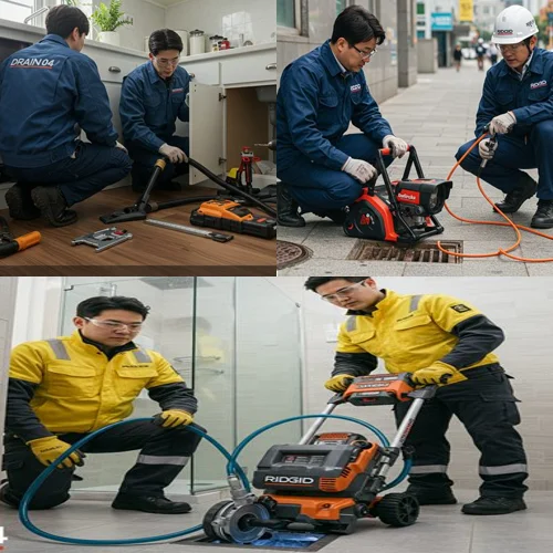 성동구 하수구고압세척 성수동 카페거리 하수구