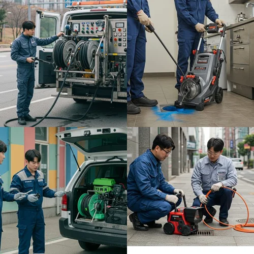 평택시 하수구고압세척 고덕신도시 삼성전자 인근